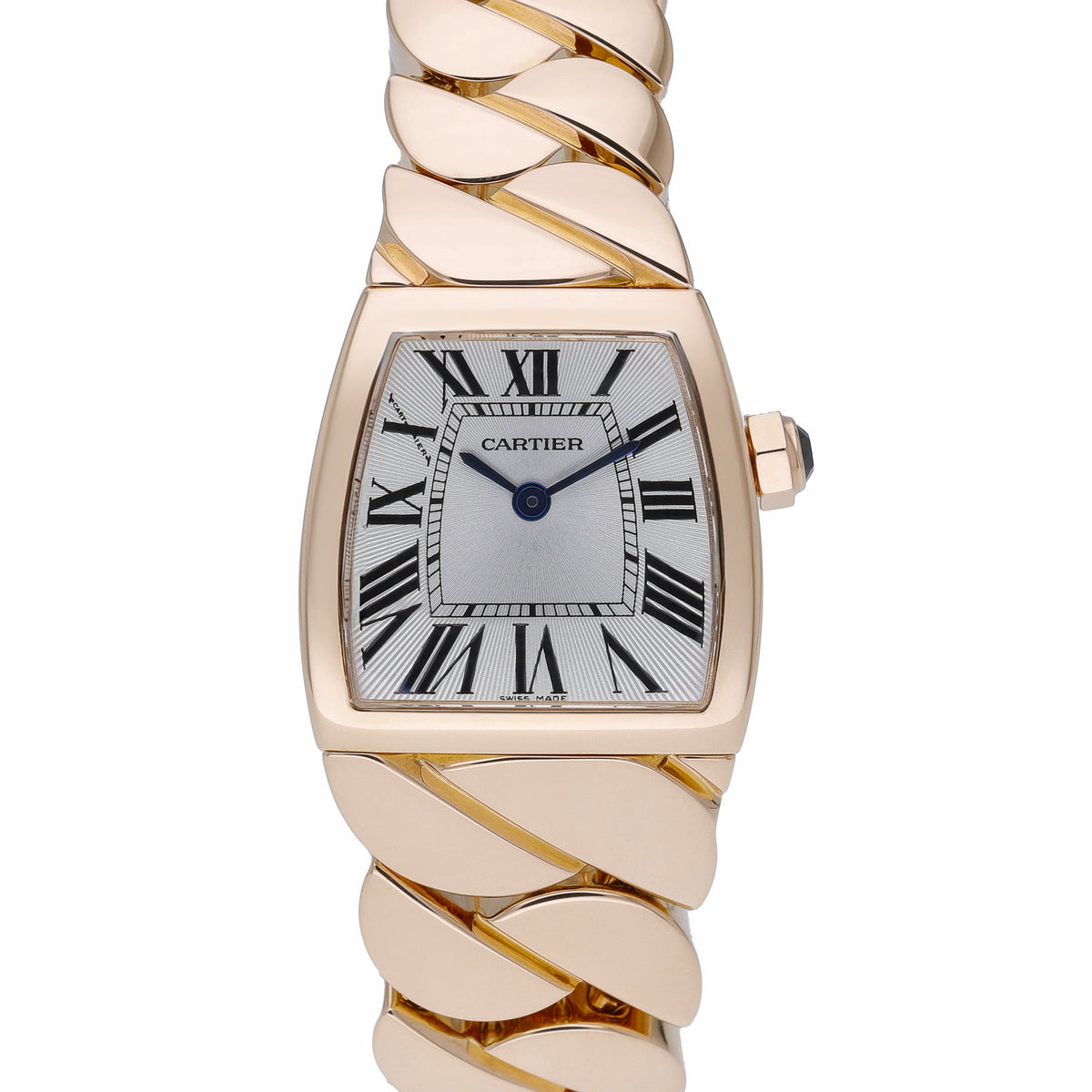 Cartier La Dona 2904 with silver dial and 18ct rose gold case