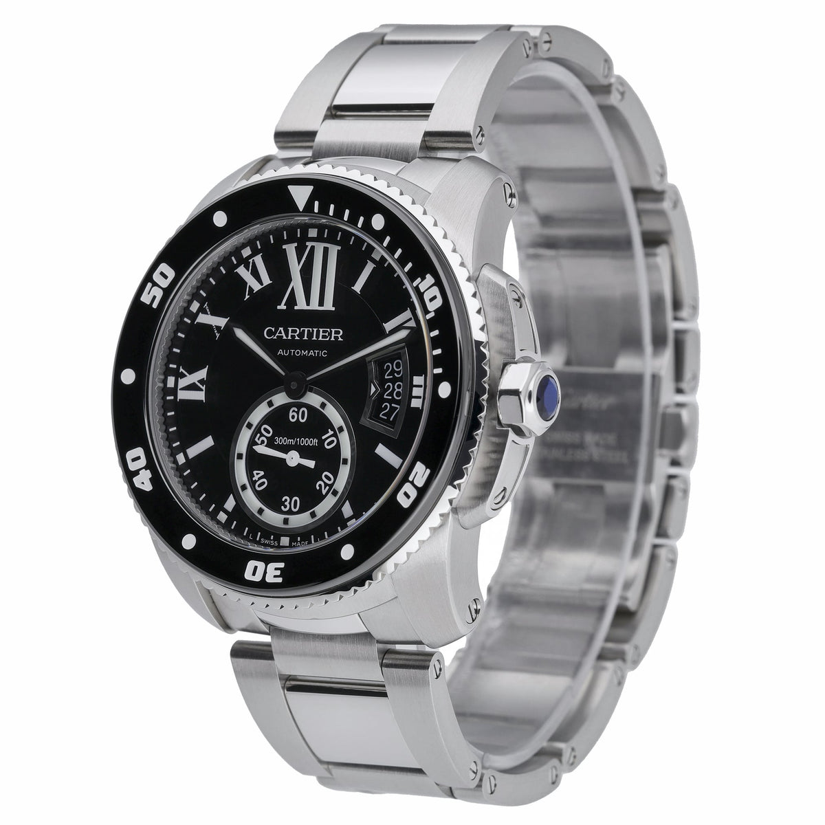 Cartier Calibre de Cartier Diver 3729 with black dial and steel case - product image 3