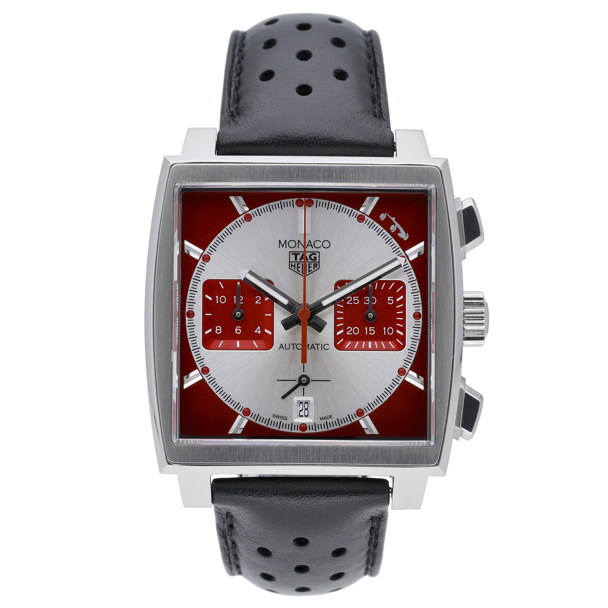 Tag Heuer Grand Prix De Monaco Edition CBL2114.FC6486 with red dial and steel case - product image 2