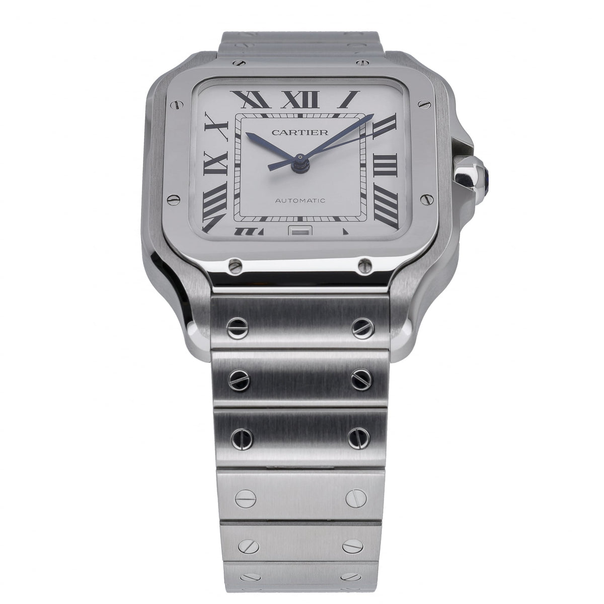 Cartier Santos WSSA0018 with silver dial and steel case - product image 2
