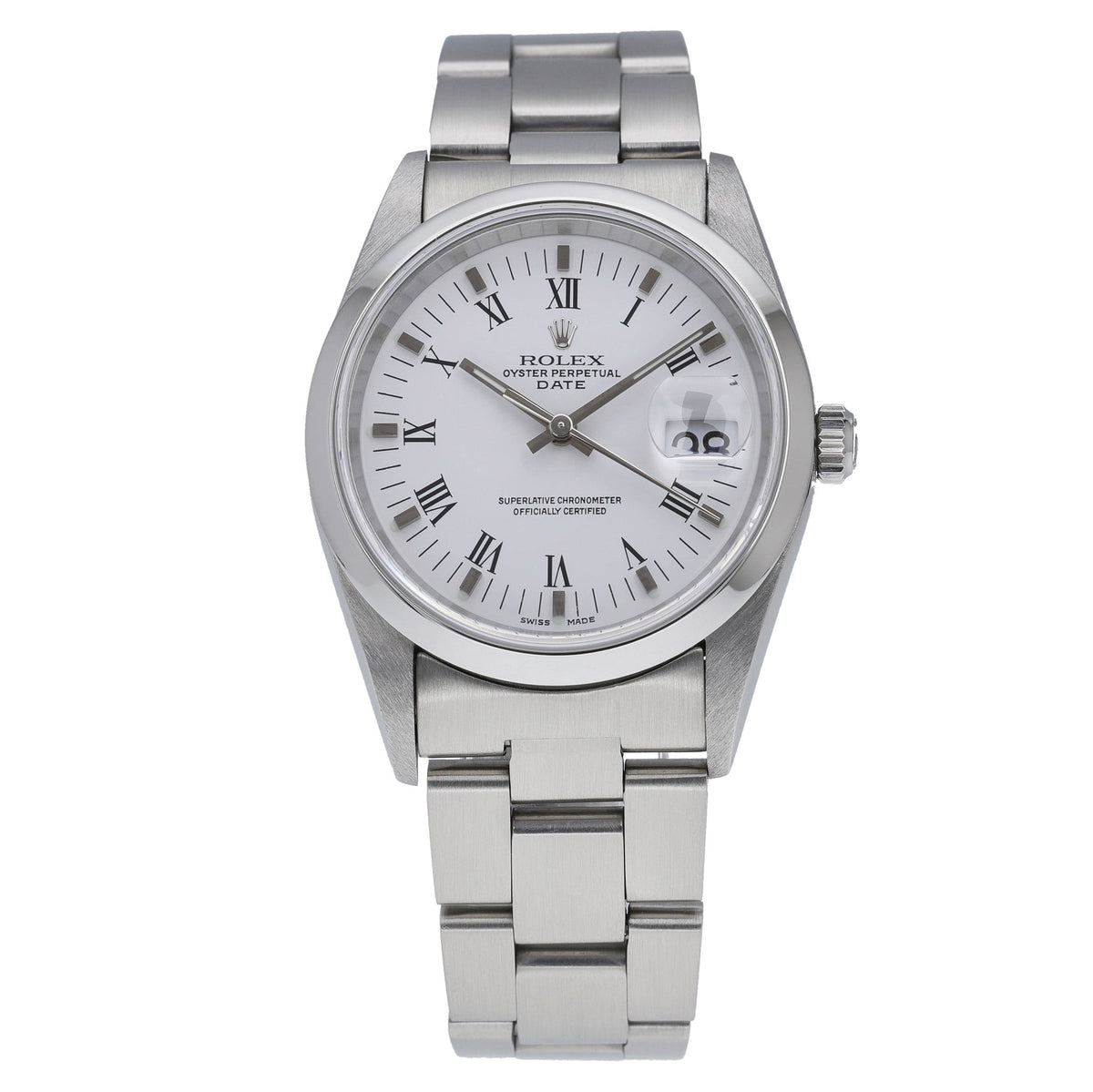 Rolex Oyster Perpetual 15200 with white dial and oystersteel case - product image 3