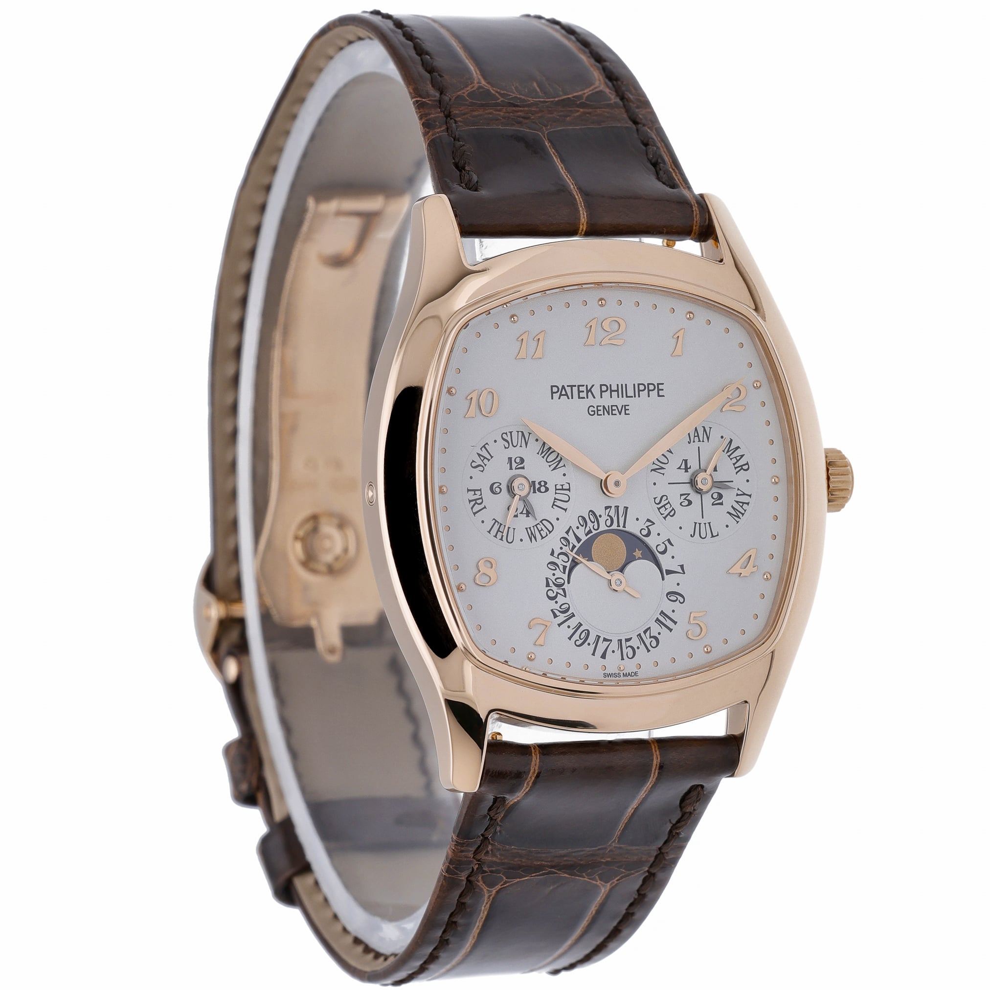 Patek Philippe Perpetual Calendar 5940R-001 with white dial and 18ct rose gold case - product image 4