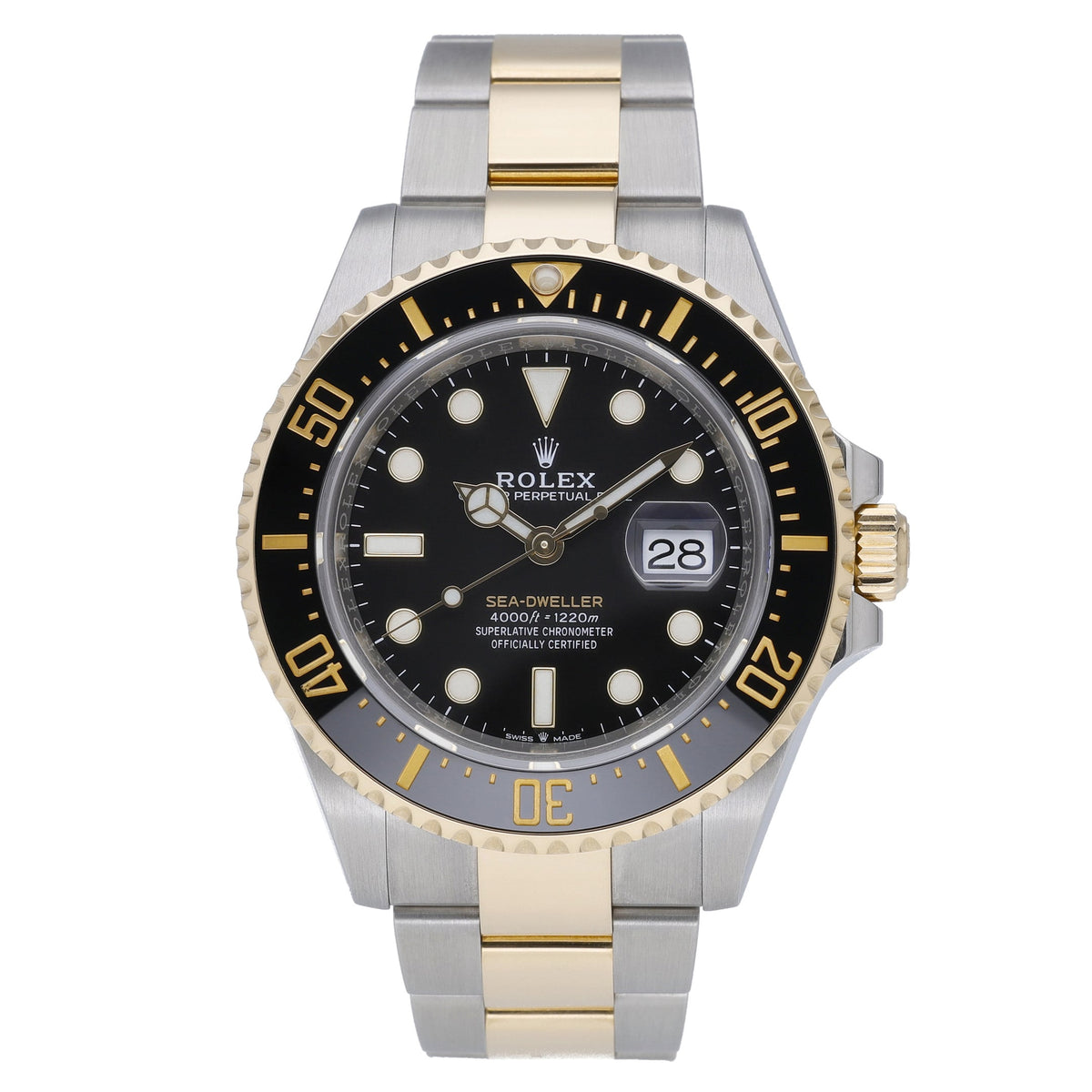 Rolex Sea-Dweller 126603 with black dial and steel & yellow gold case - product image 2