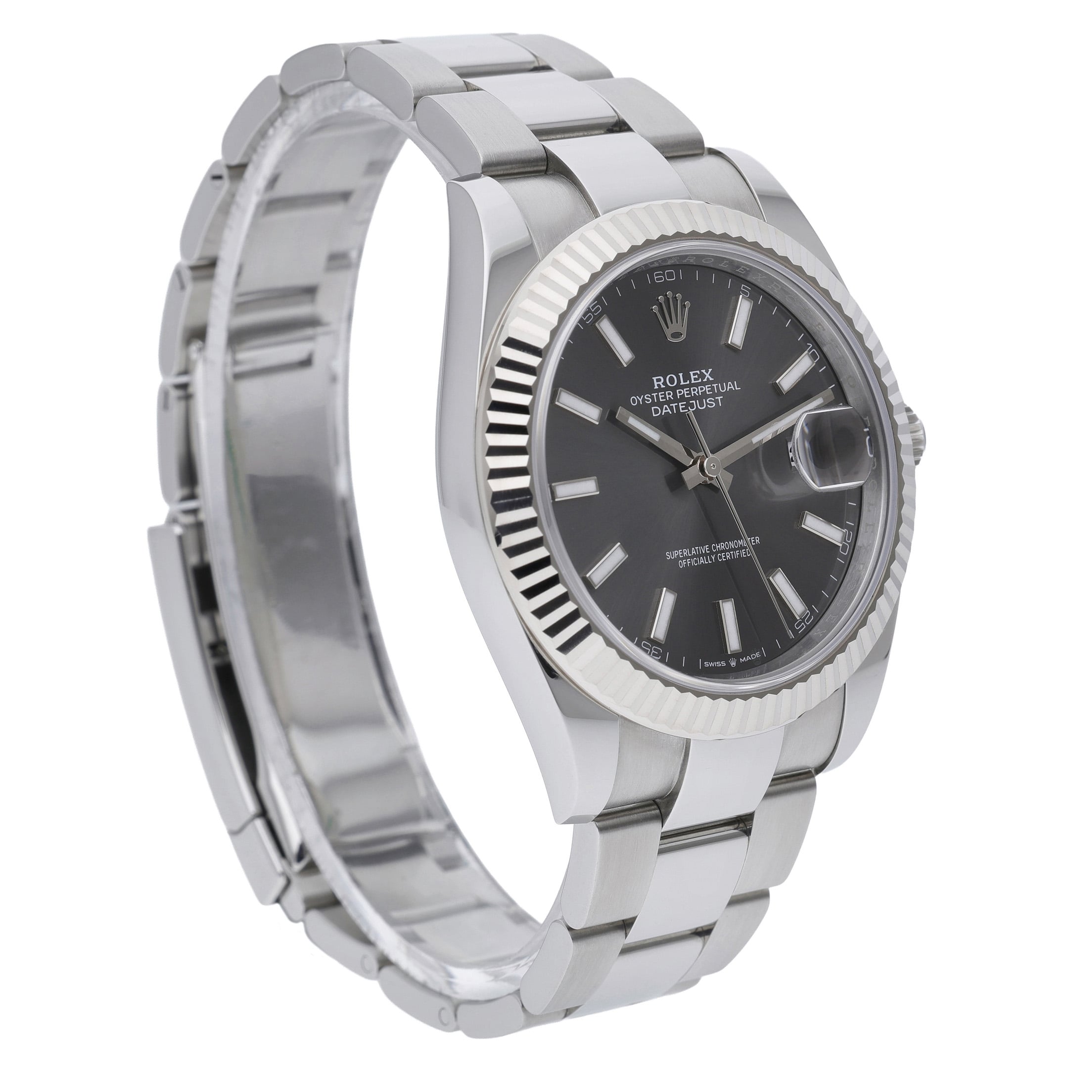 Rolex Datejust 41 126334 with grey roman numeral dial and steel & white gold case - product image 4