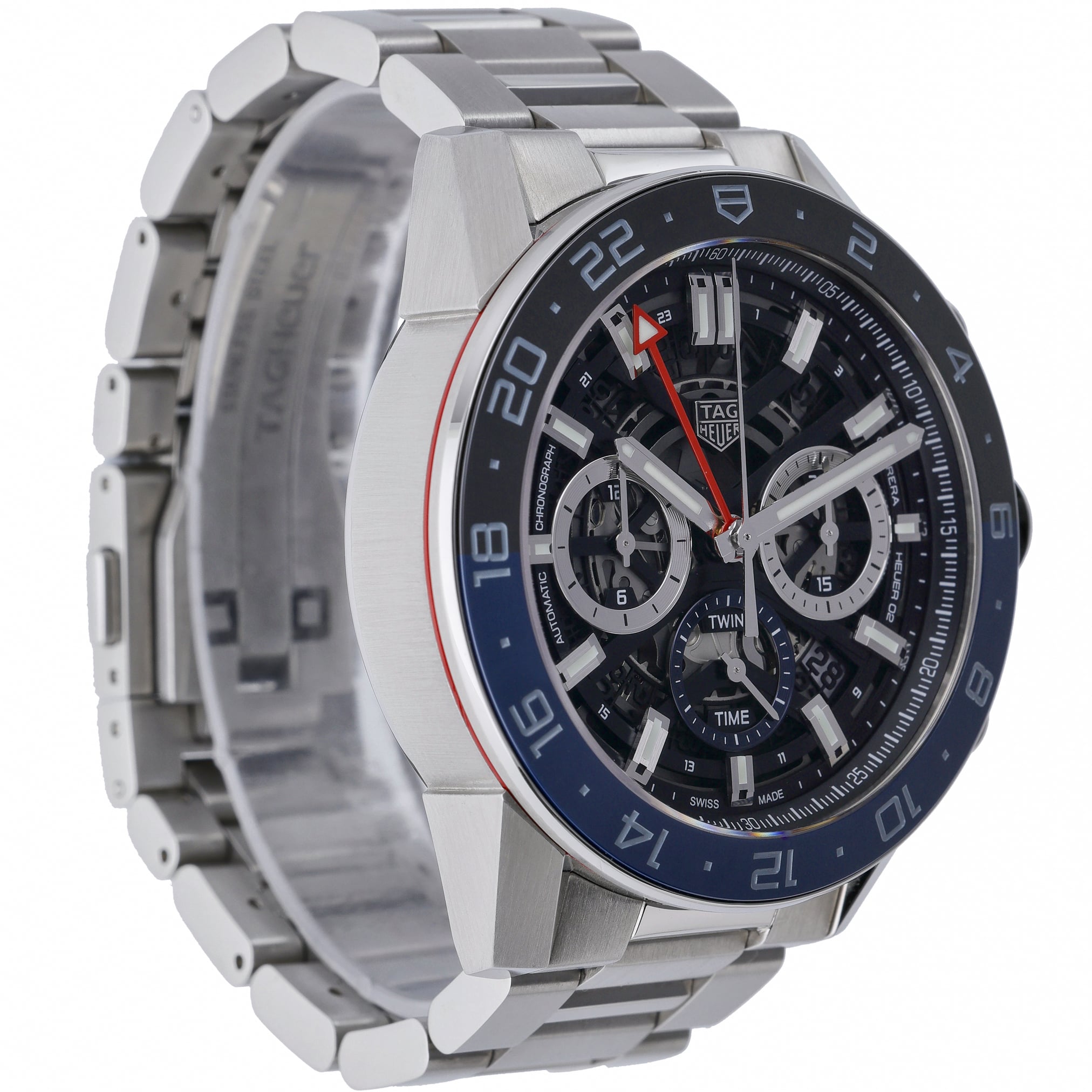 Tag Heuer Carrera Chronograph CBG2A1Z.BA0658 with black dial and steel case - product image 4