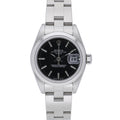 Rolex Date 79160 with black dial and oystersteel case