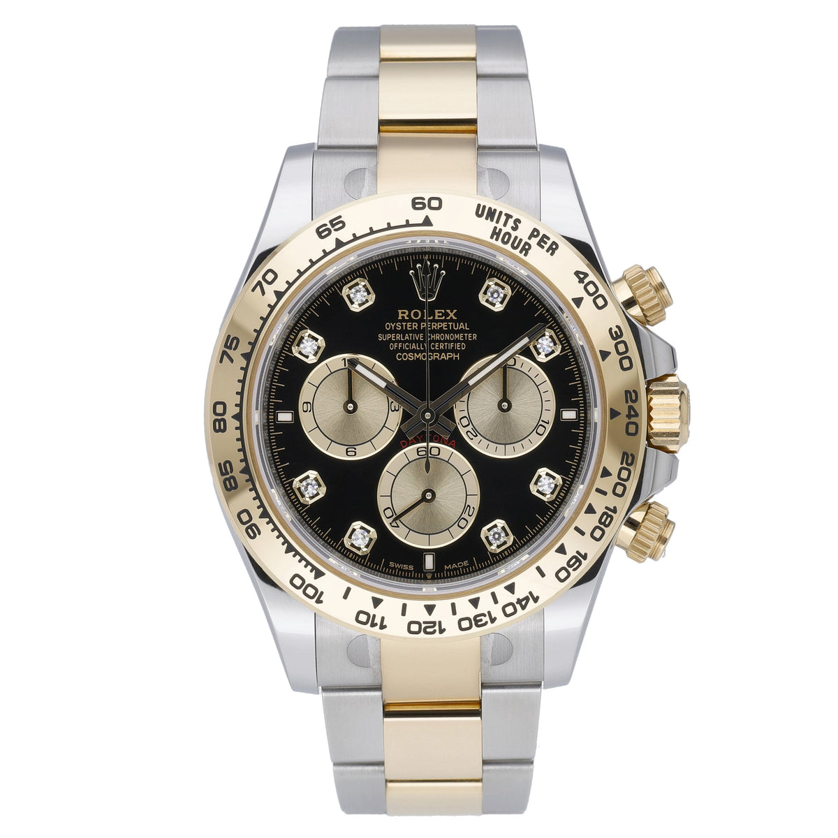 Rolex Daytona 126503 with black diamond dial and steel & yellow gold case - product image 2