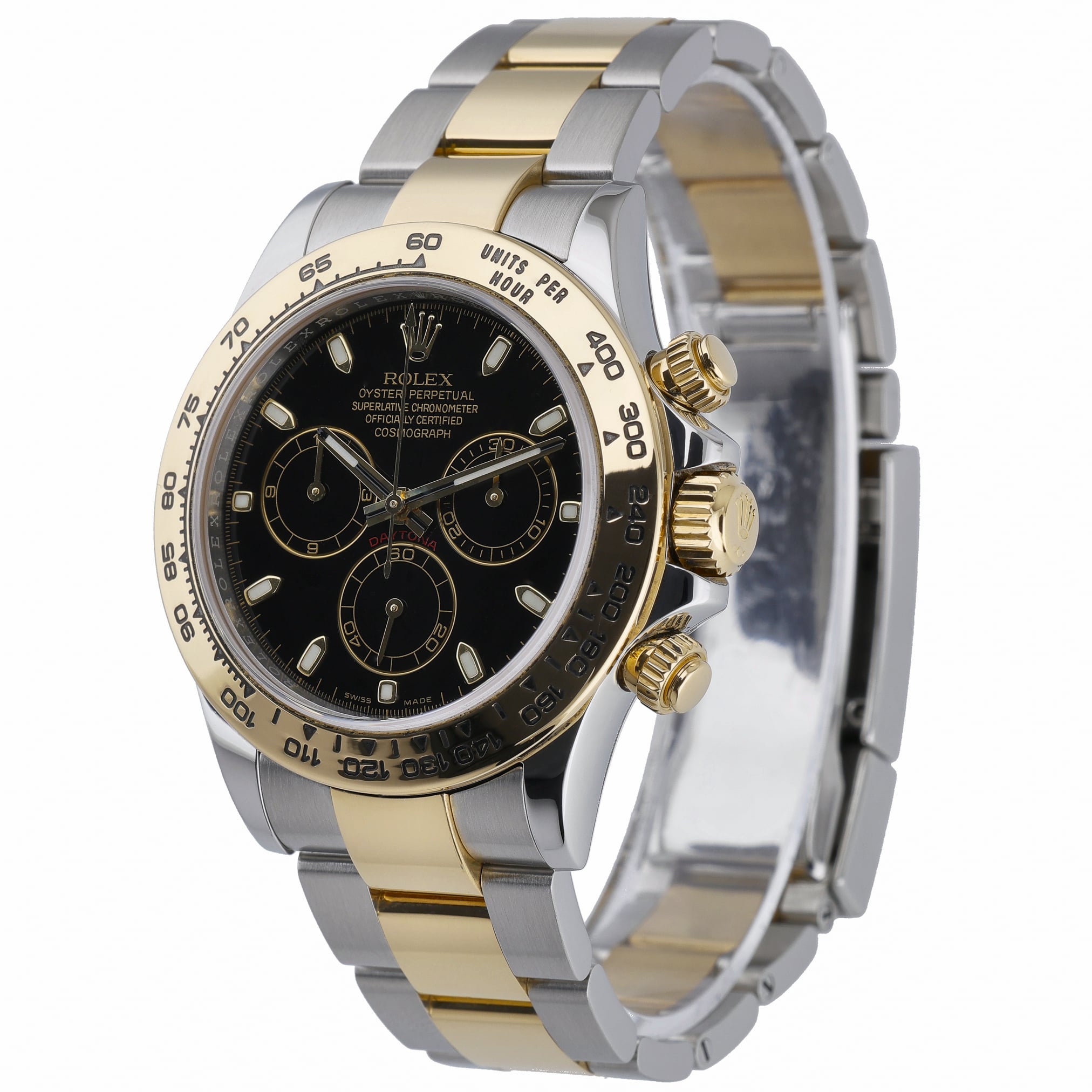 Rolex Daytona 116503 with black dial and steel & yellow gold case - product image 3