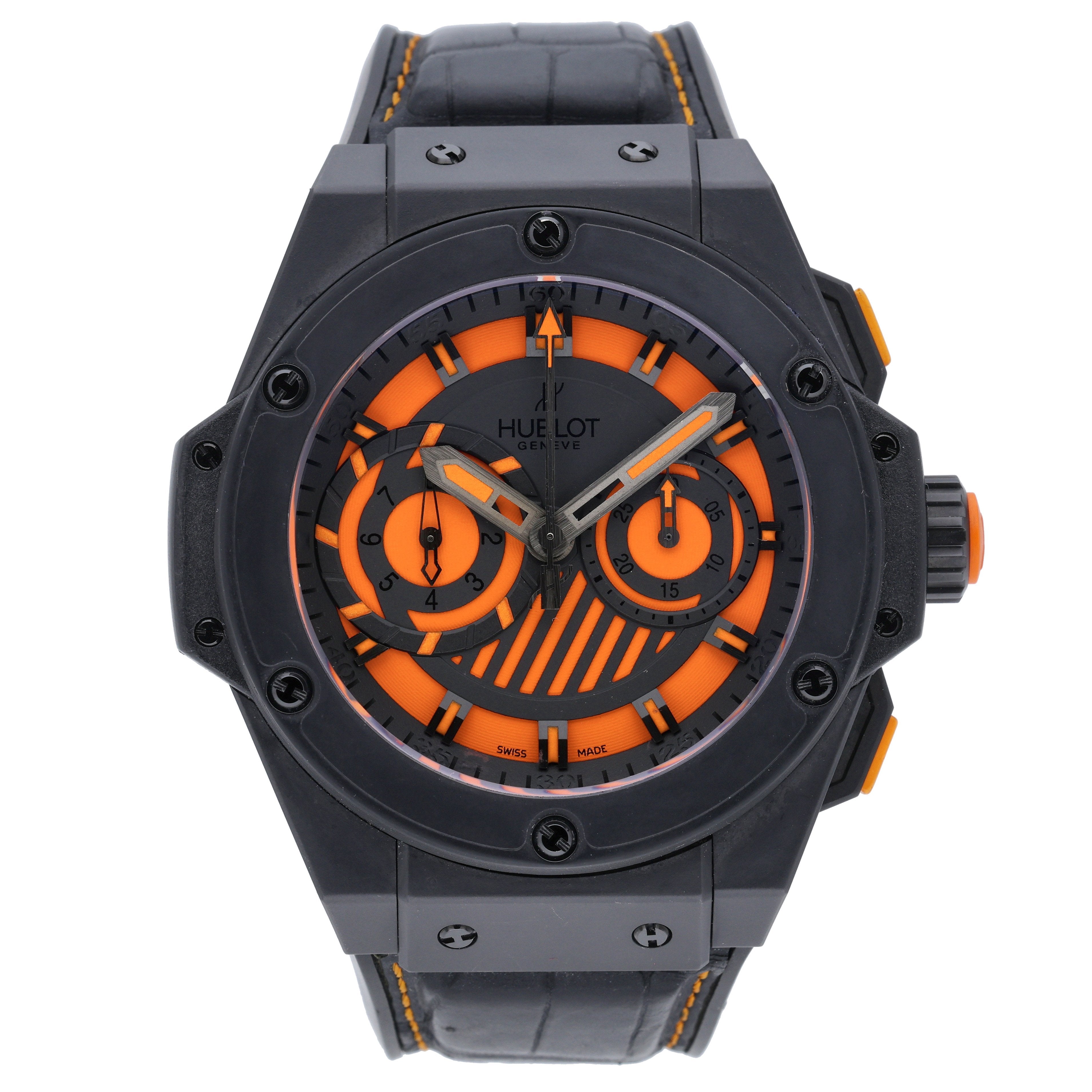 Hublot VENDOME 715.C1.1110.GR.KR010 with orange dial and pvd case - product image 2