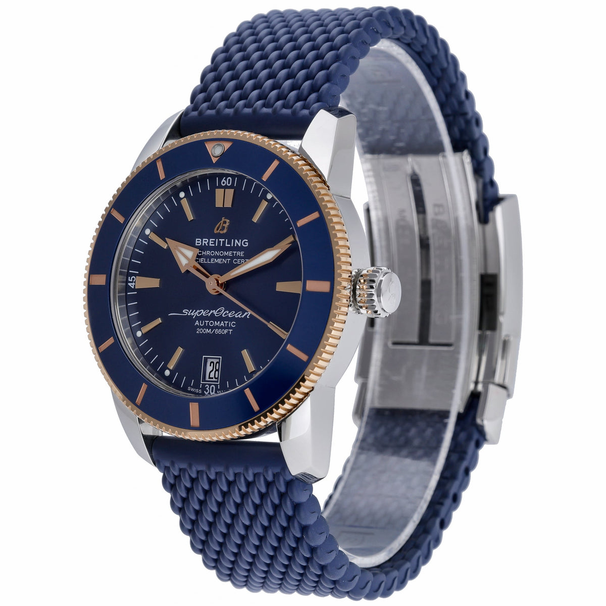 Breitling Superocean Heritage UB2010 with blue dial and steel & rose gold case - product image 3