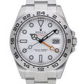 Rolex Explorer II 216570 with white dial and oystersteel case