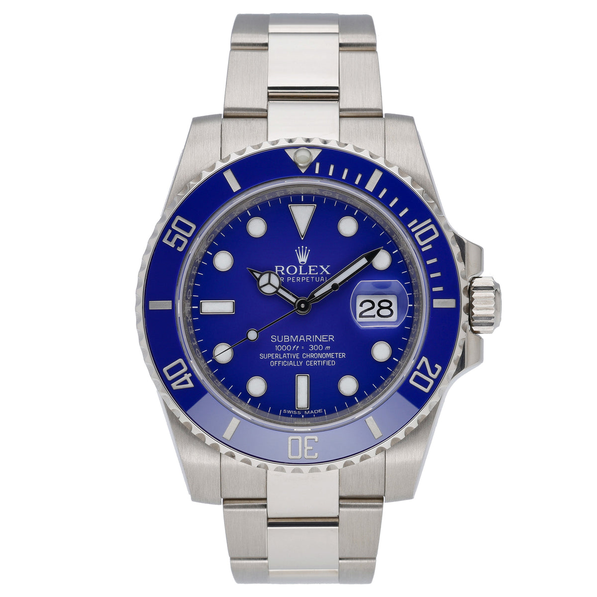 Rolex Submariner 116619LB with blue dial and 18ct white gold case - product image 2