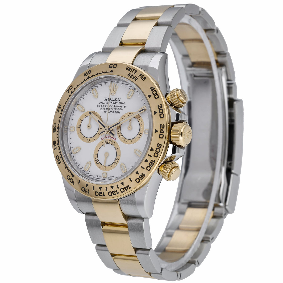 Rolex Daytona 116503 with white dial and steel & yellow gold case - product image 3