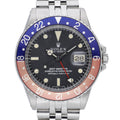 Rolex GMT-Master 1675 with black dial and steel case