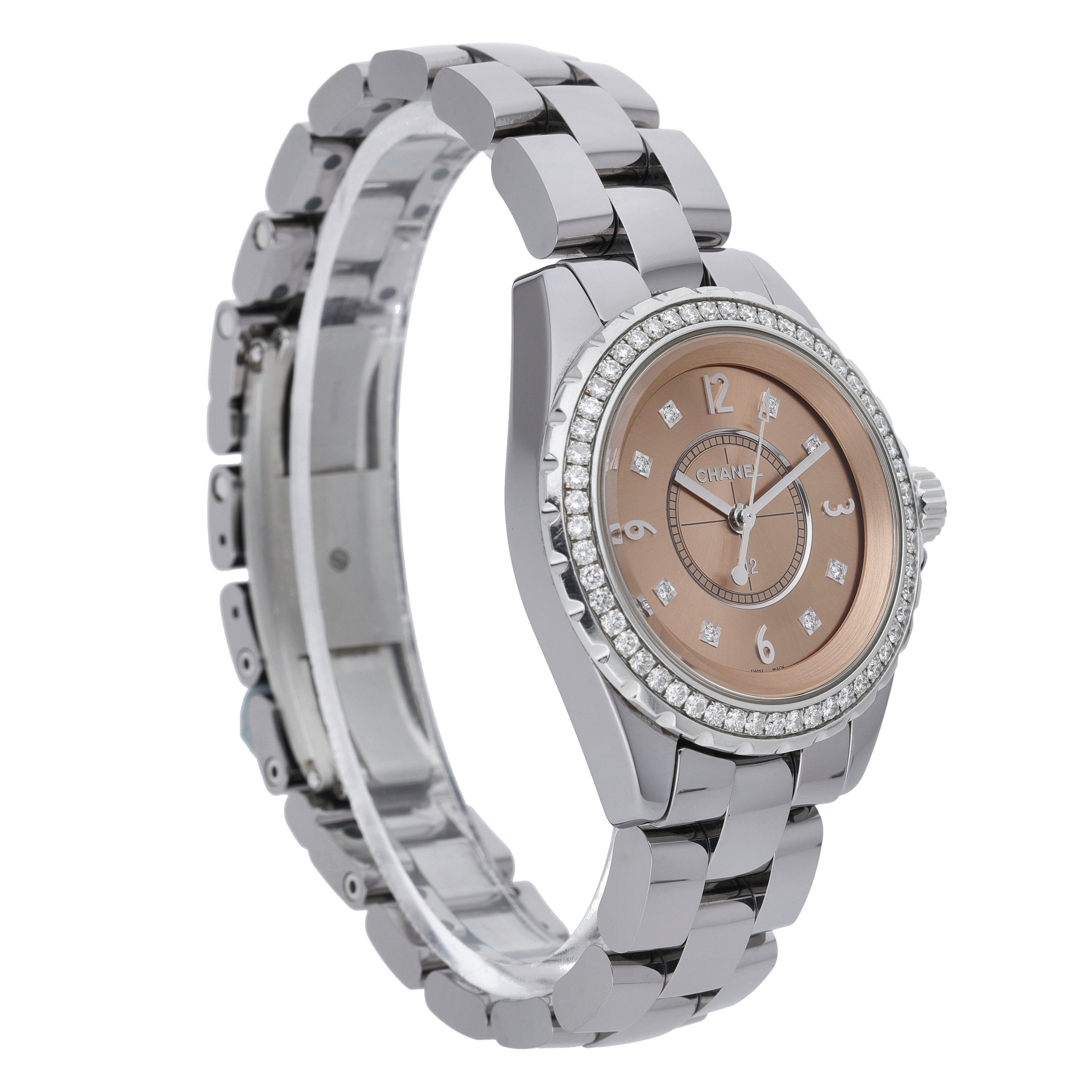 Chanel J12 H2564 with pink dial and ceramic case - product image 4