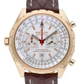 Breitling Chrono-Matic H42360 with silver dial and 18ct rose gold case
