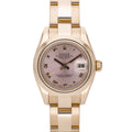 Rolex Datejust 179165 with pink dial and 18ct rose gold case