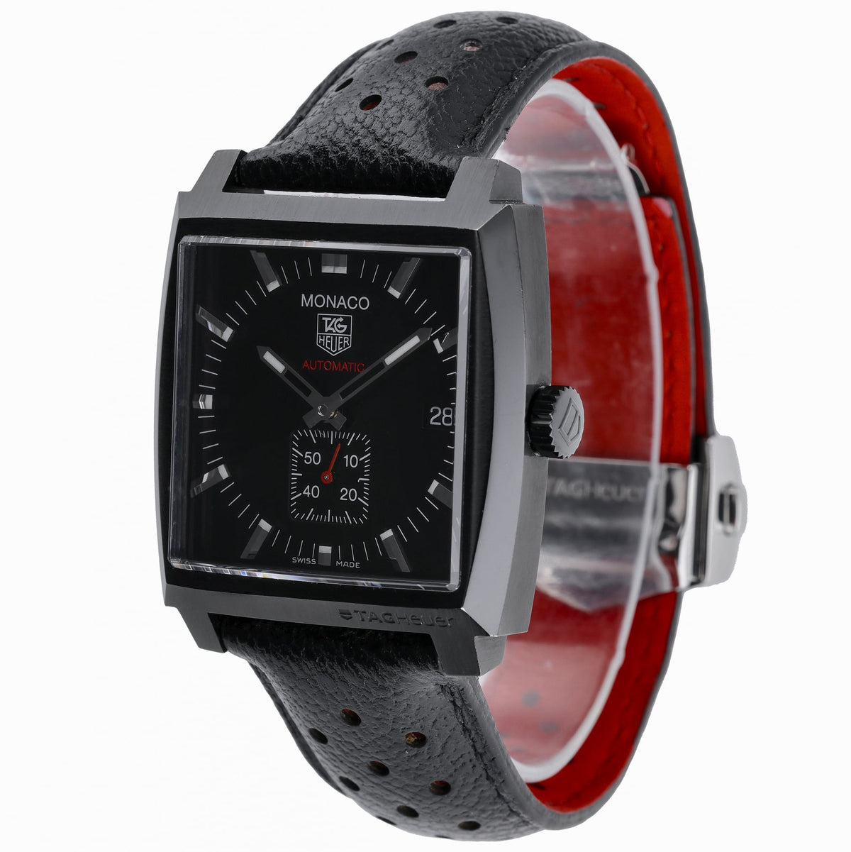 Tag Heuer Monaco WW2119 with black dial and steel case - product image 3