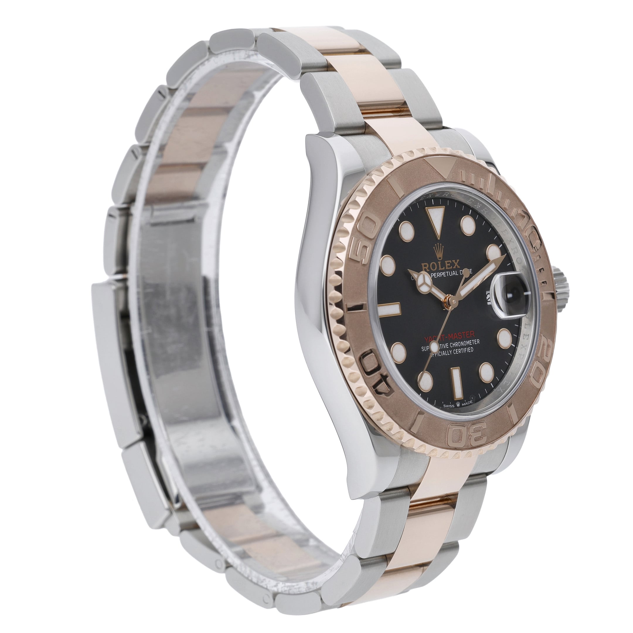 Rolex Yacht-Master II 126621 with black dial and steel & rose gold case - product image 4