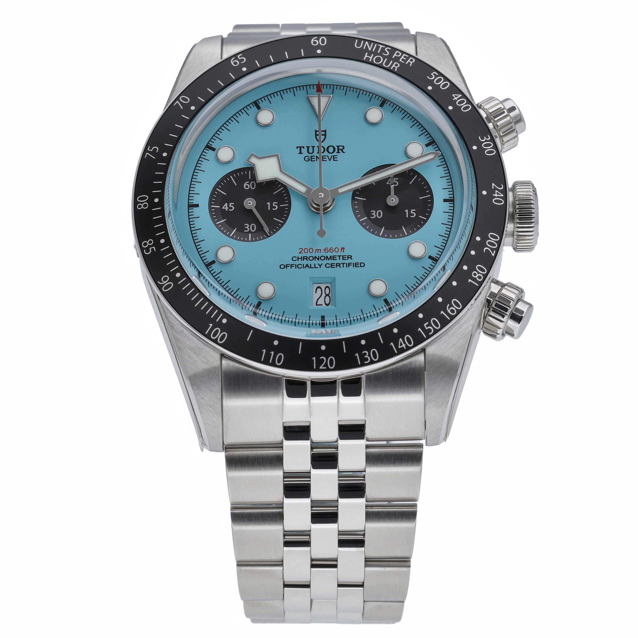 Tudor Black Bay Chrono M79360N with turquoise dial and steel case - product image 3