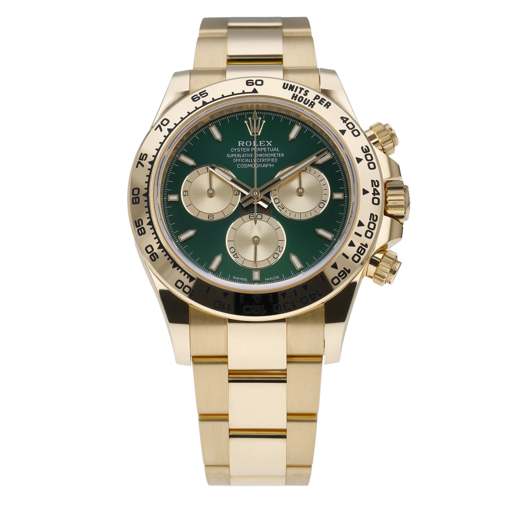Rolex Daytona 126508 with green dial and 18ct yellow gold case - product image 3