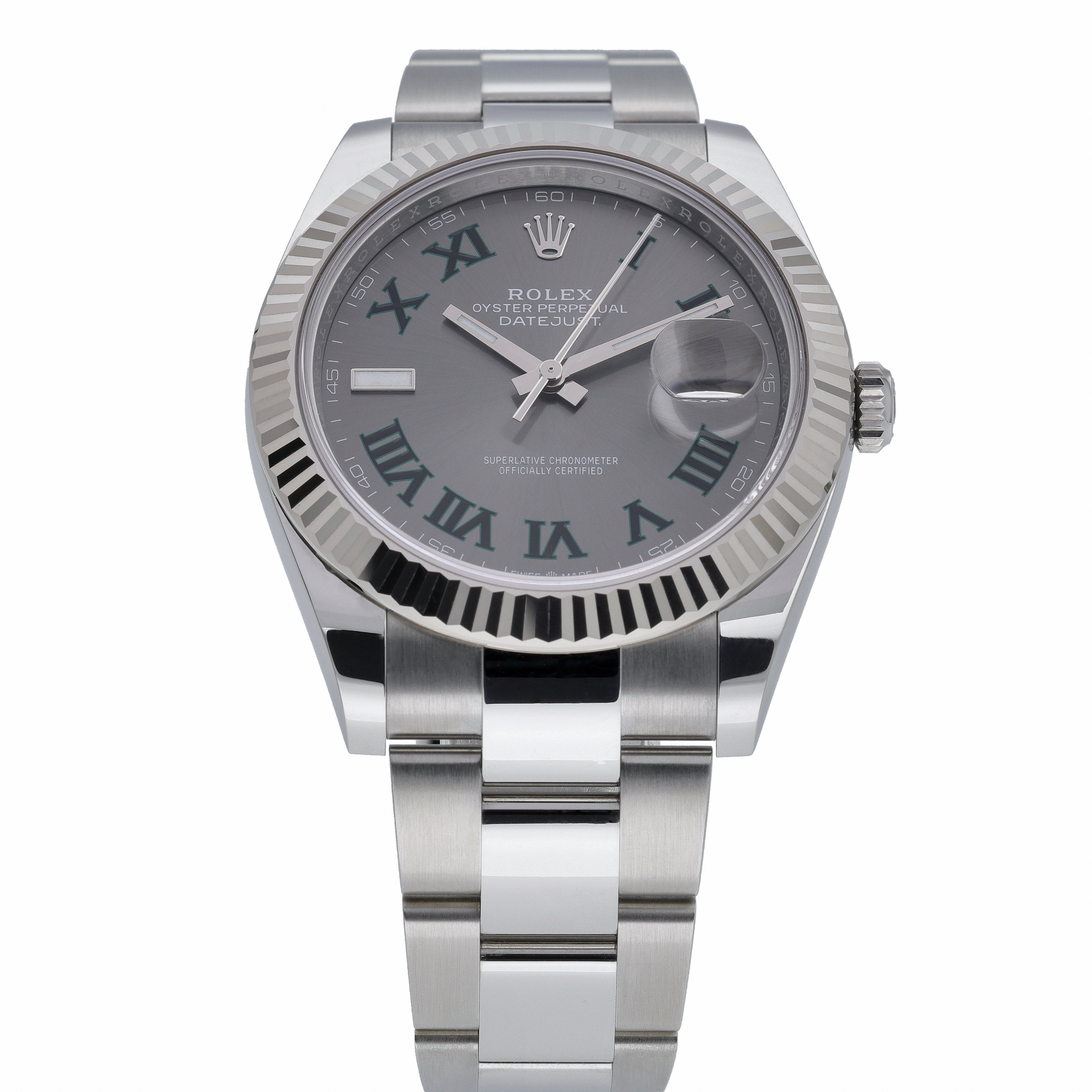 Rolex Datejust 41 126334 with slate dial and steel & white gold case - product image 2