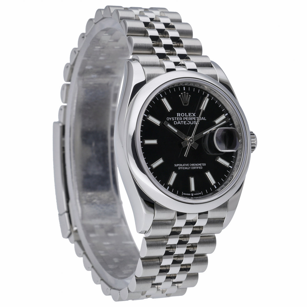 Rolex Datejust 36 126200 with black dial and oystersteel case - product image 4