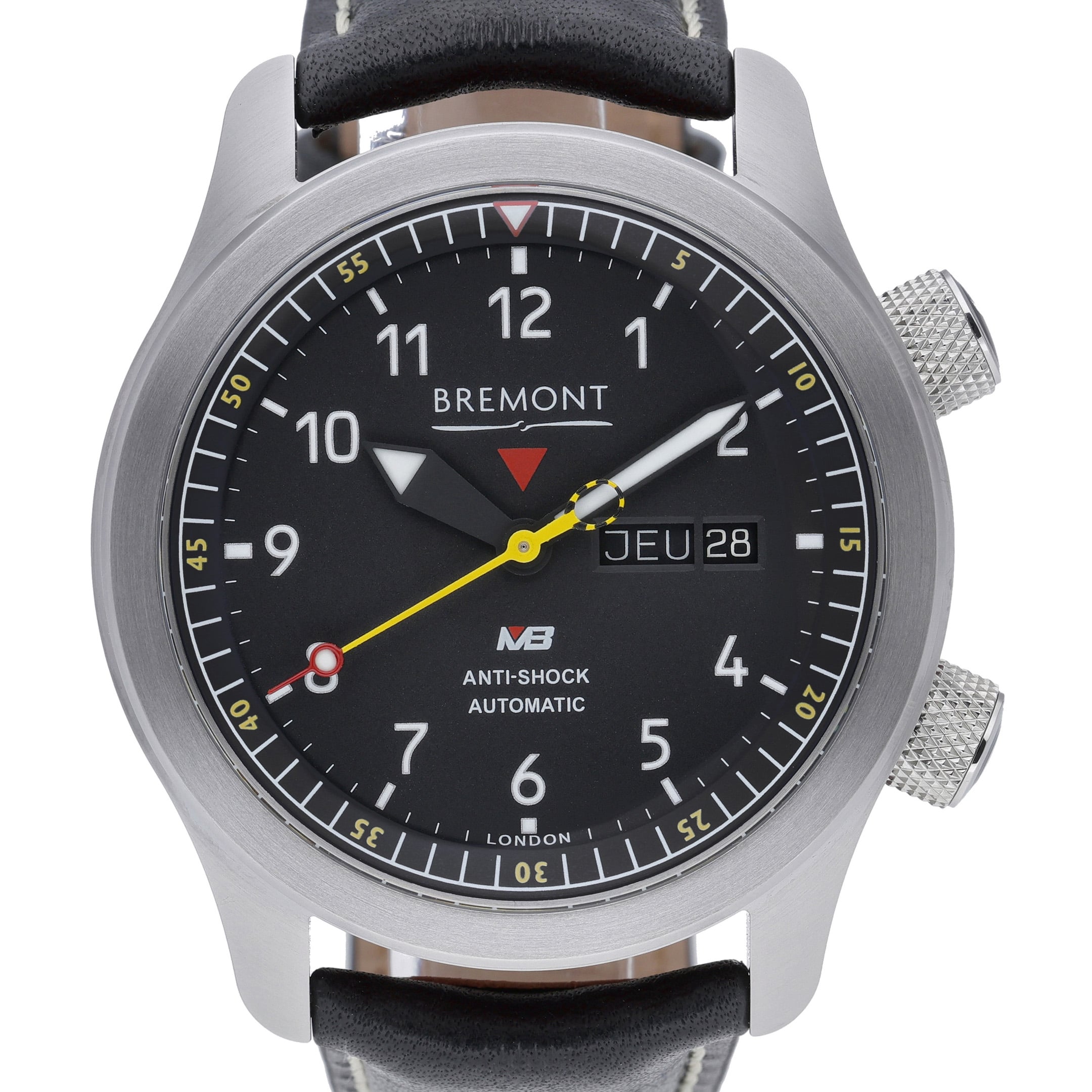 Bremont Martin Baker Tie Club MB with black dial and steel case