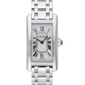 Cartier Tank Americaine 2489 with white dial and 18ct white gold case