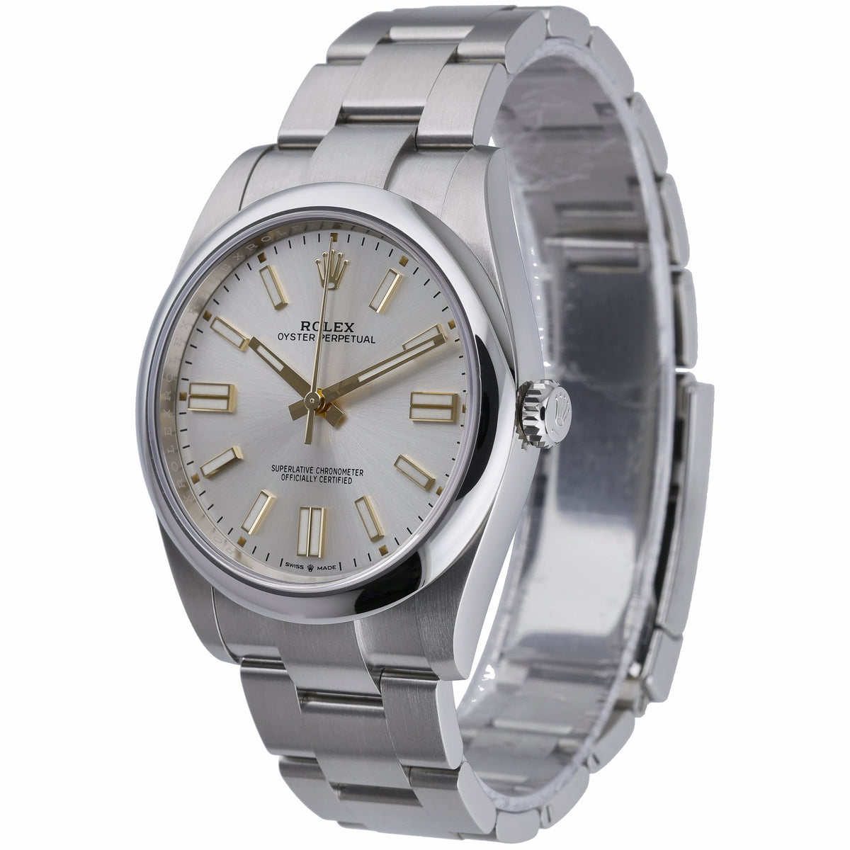 Rolex Rolex Oyster Perpetual 41 124300 with silver dial and oystersteel case - product image 3
