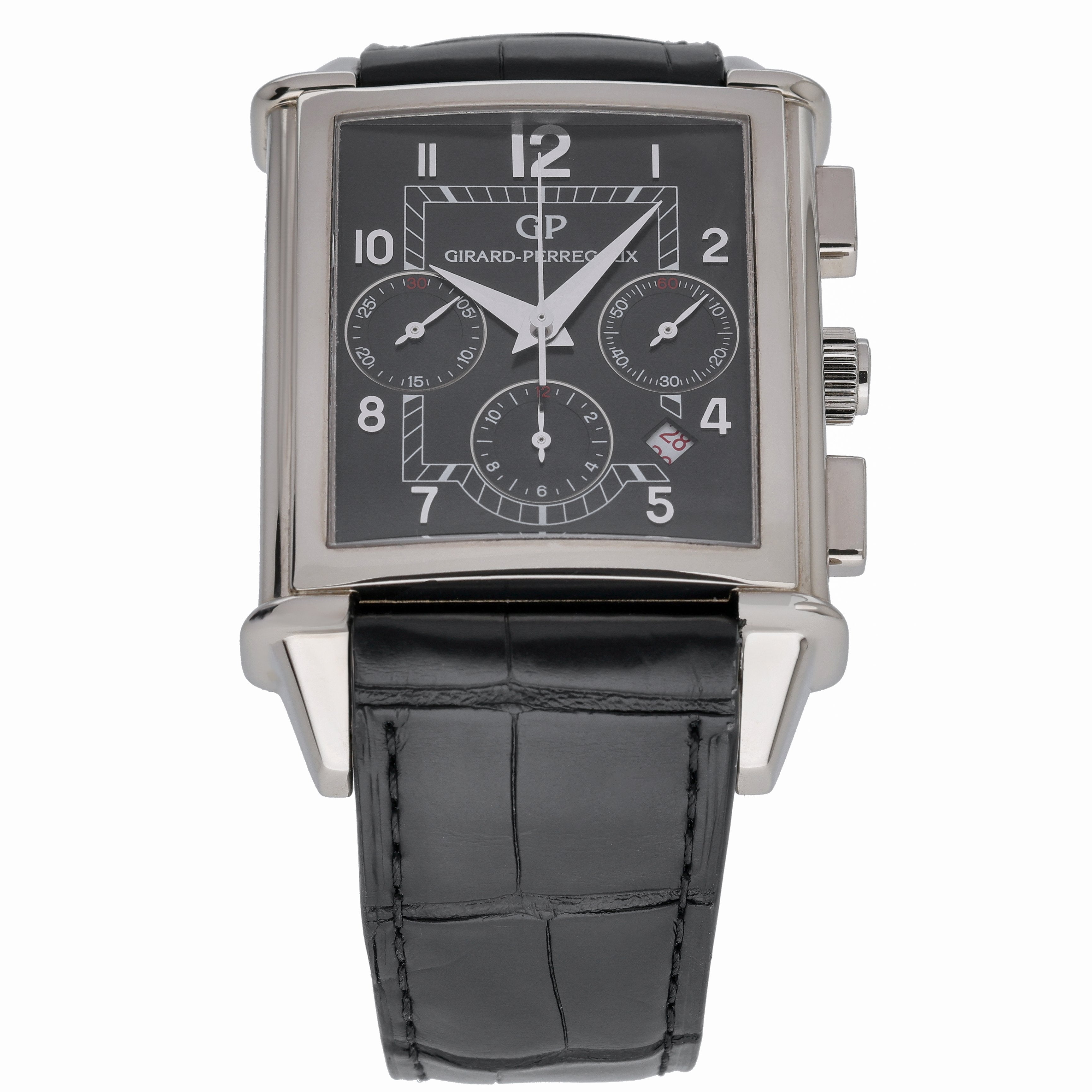 Girard-Perregaux Vintage 1945 2584 with black dial and steel case - product image 2