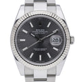 Rolex Datejust 41 126334 with grey roman numeral dial and steel & white gold case