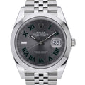 Rolex Datejust 41 126300 with slate dial and oystersteel case