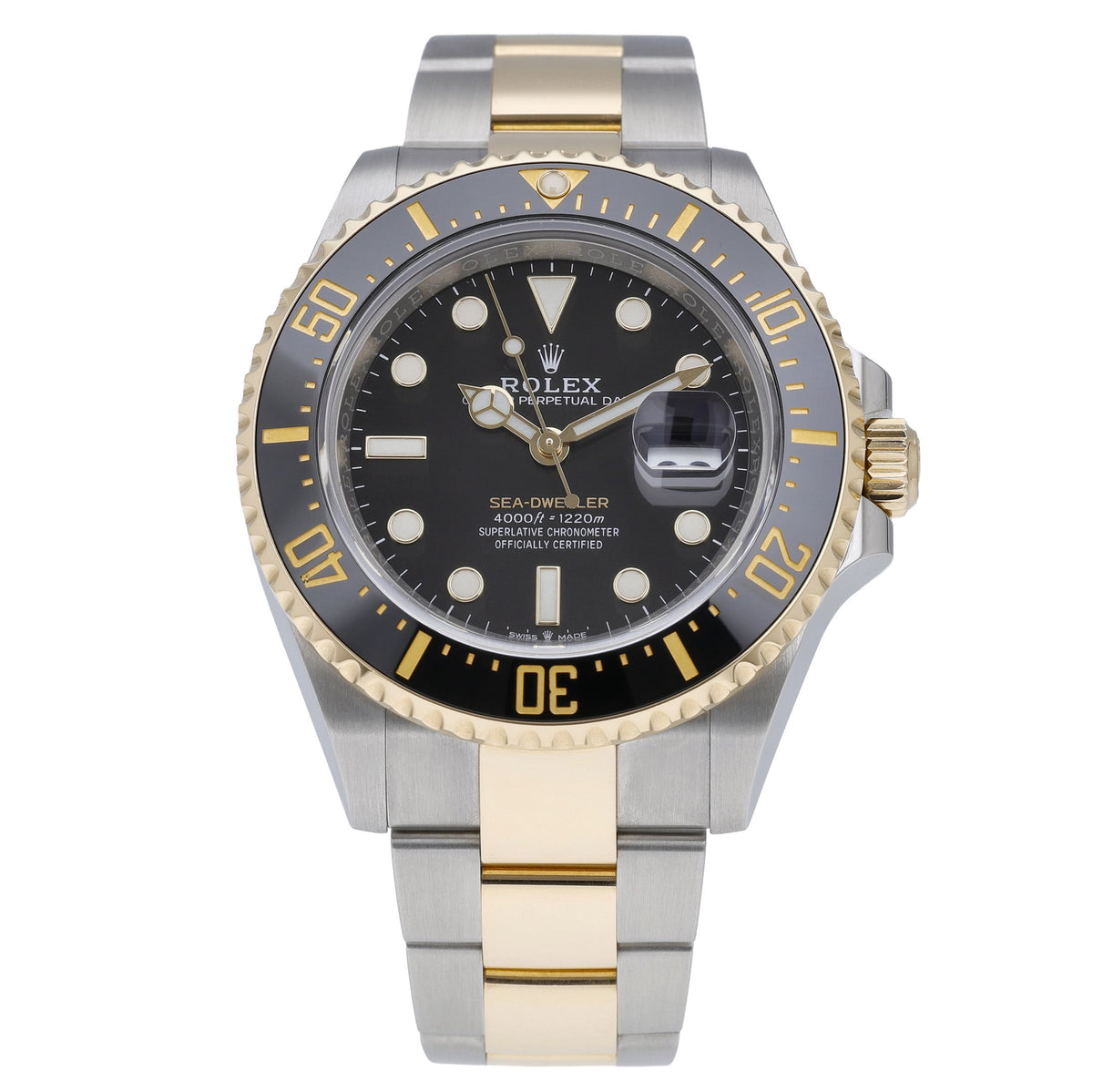 Rolex Sea-Dweller 126603 with black dial and steel & yellow gold case - product image 3