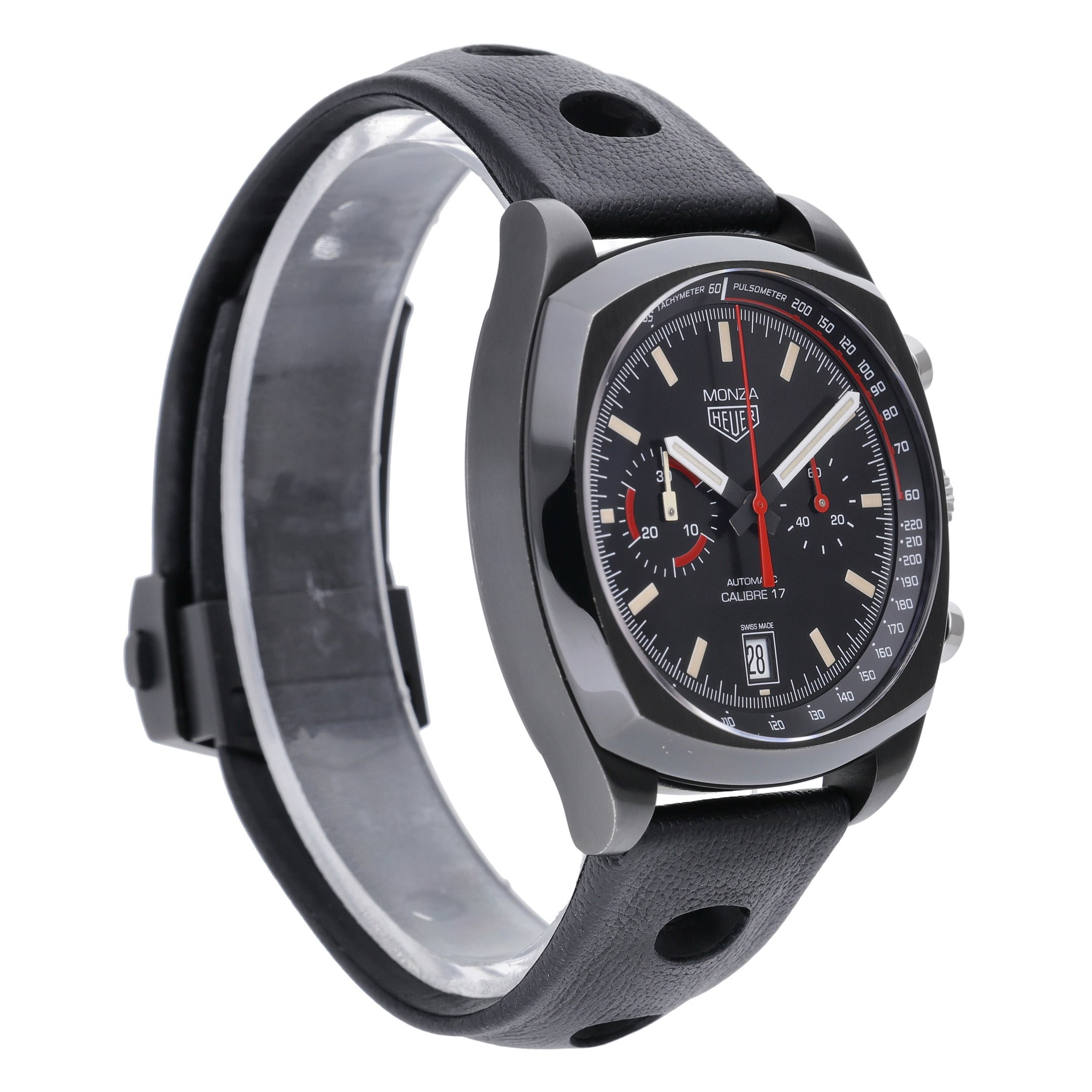 Tag Heuer Monza CR2080.FC6375 with black dial and titanium case - product image 4