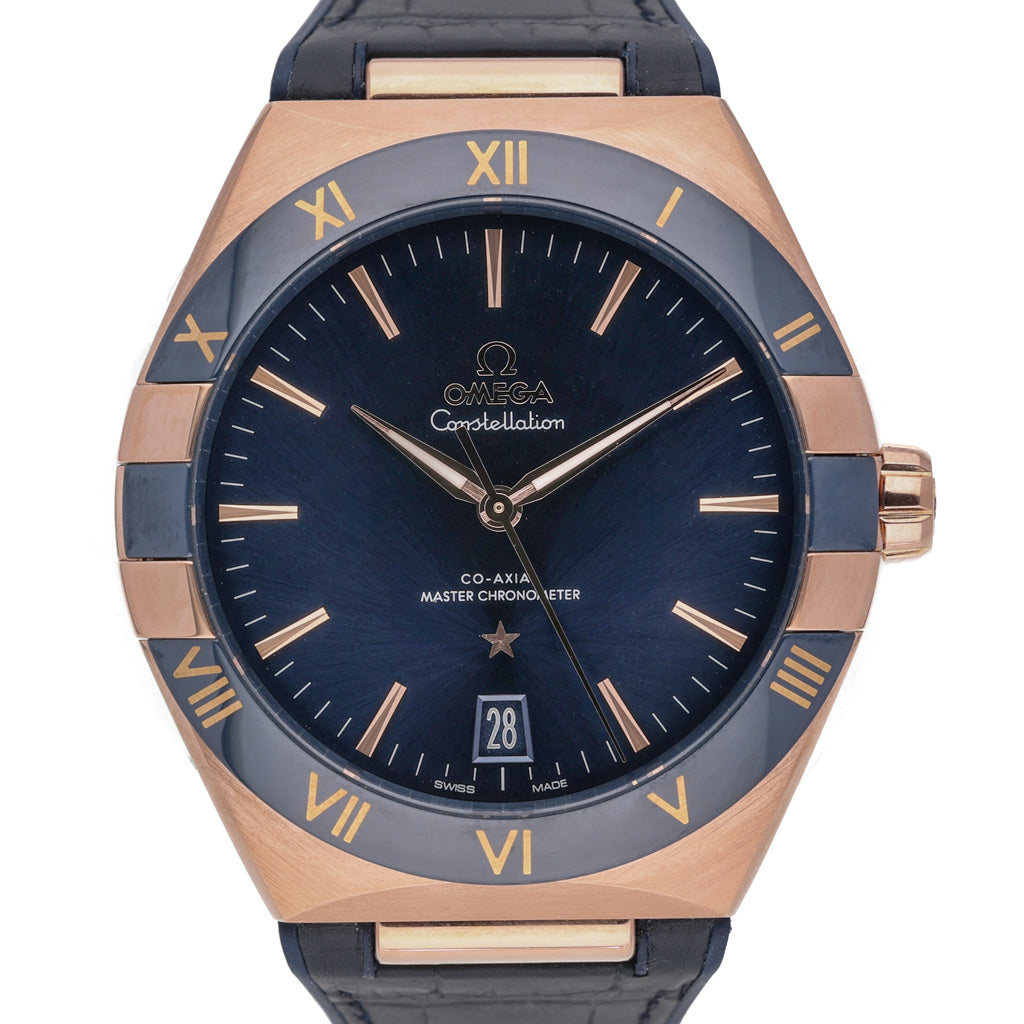 Omega Constellation 131.63.41.21.03.001 with blue dial and 18ct rose gold case - product image 3