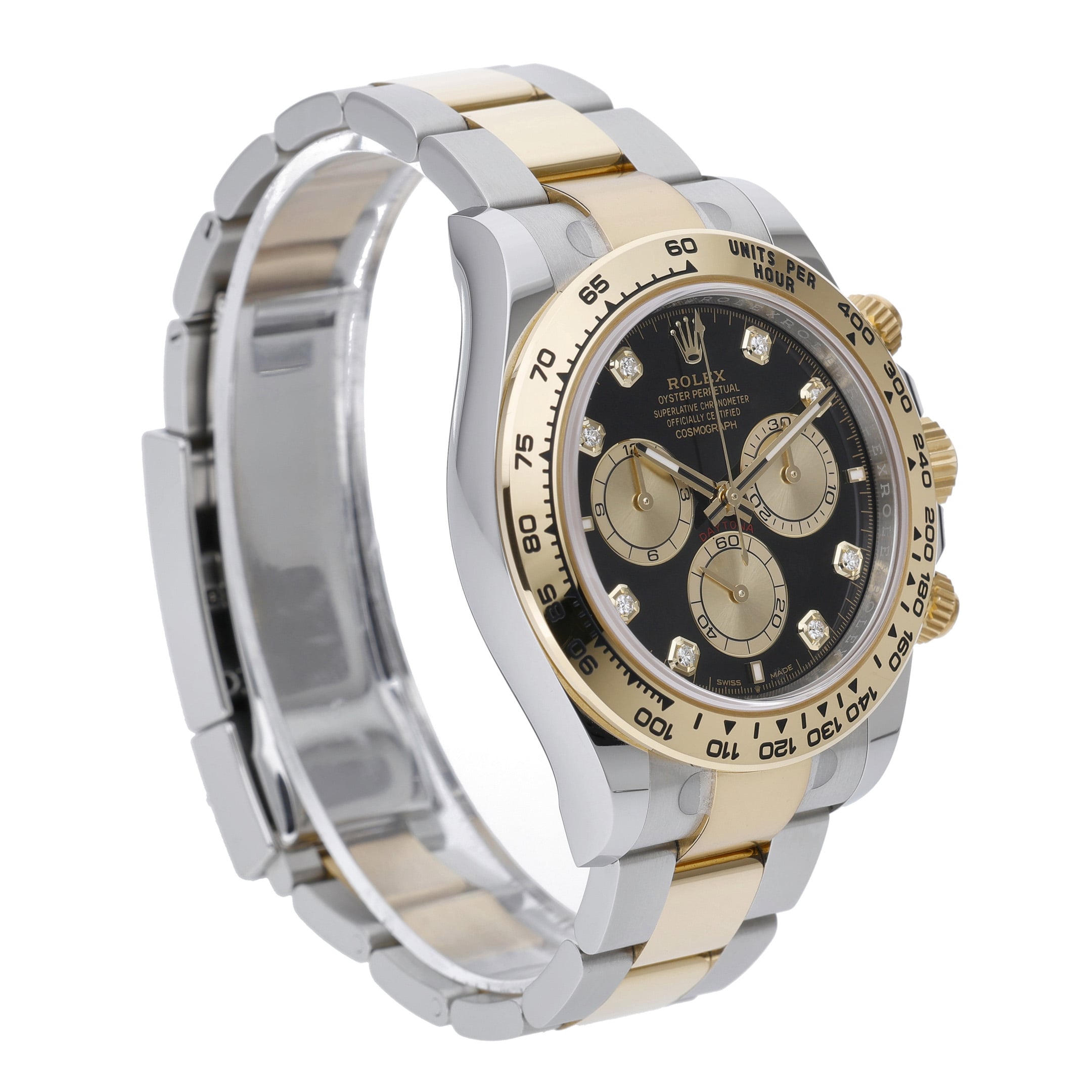 Rolex Daytona 126503 with black diamond dial and steel & yellow gold case - product image 4