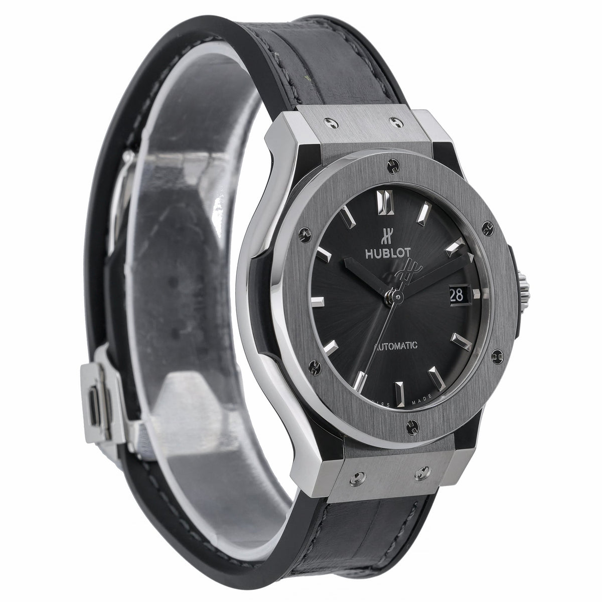 Hublot Classic Fusion Titanium 565.NX.7071.LR with grey dial and titanium case - product image 4