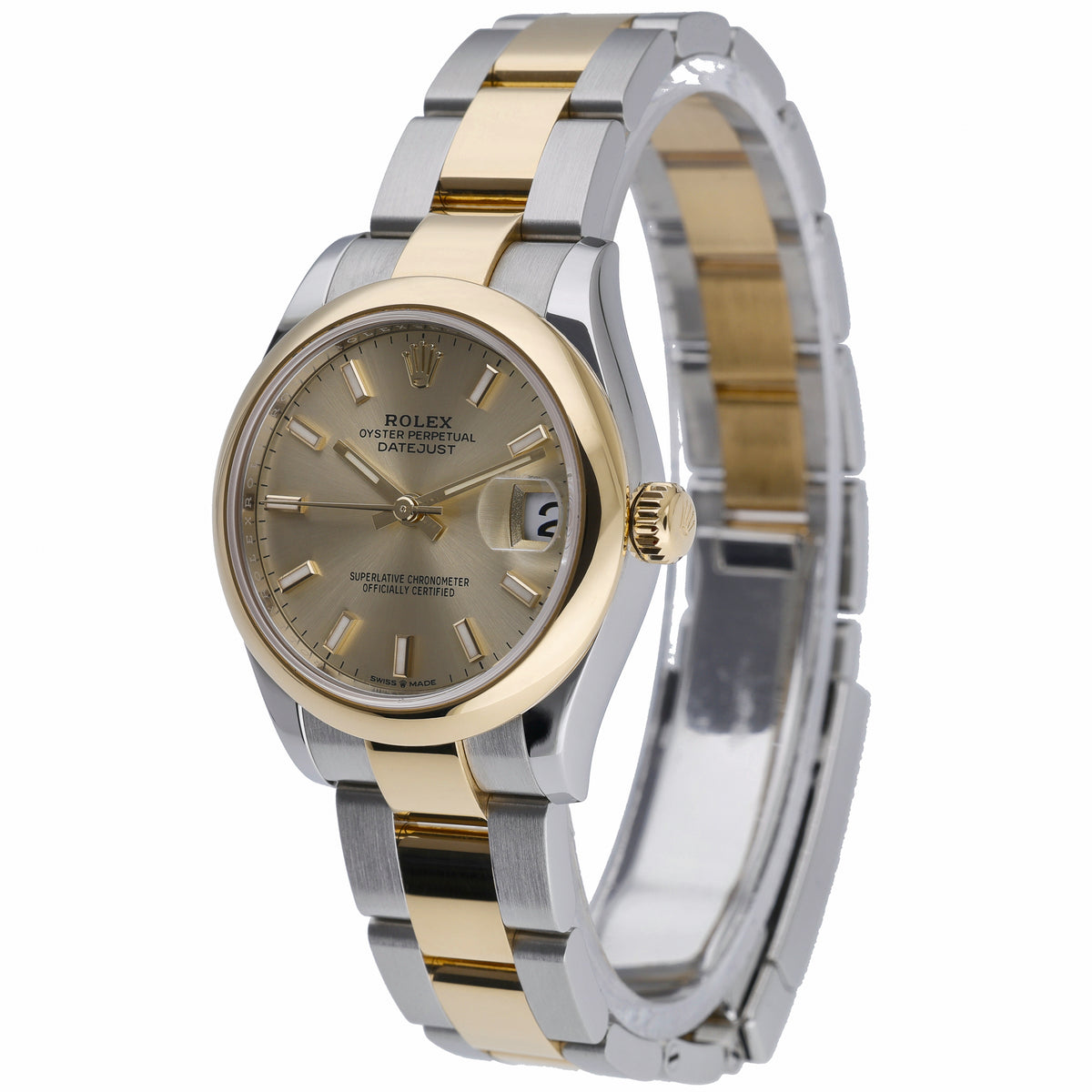 Rolex Datejust 278243 with champagne dial and steel & yellow gold case - product image 3