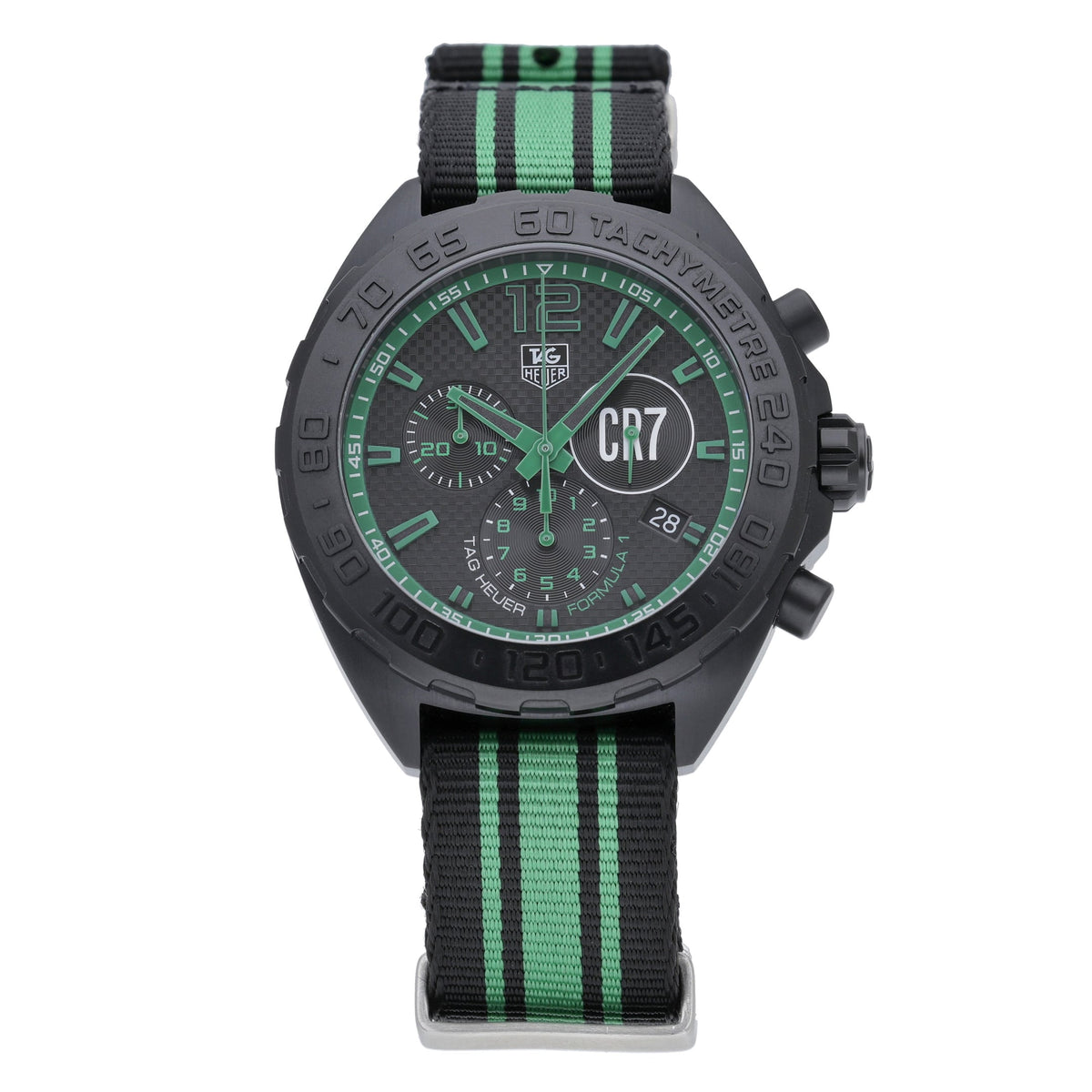 Tag Heuer Cristiano Ronaldo CR7 CAZ1113 with black dial and steel case - product image 3