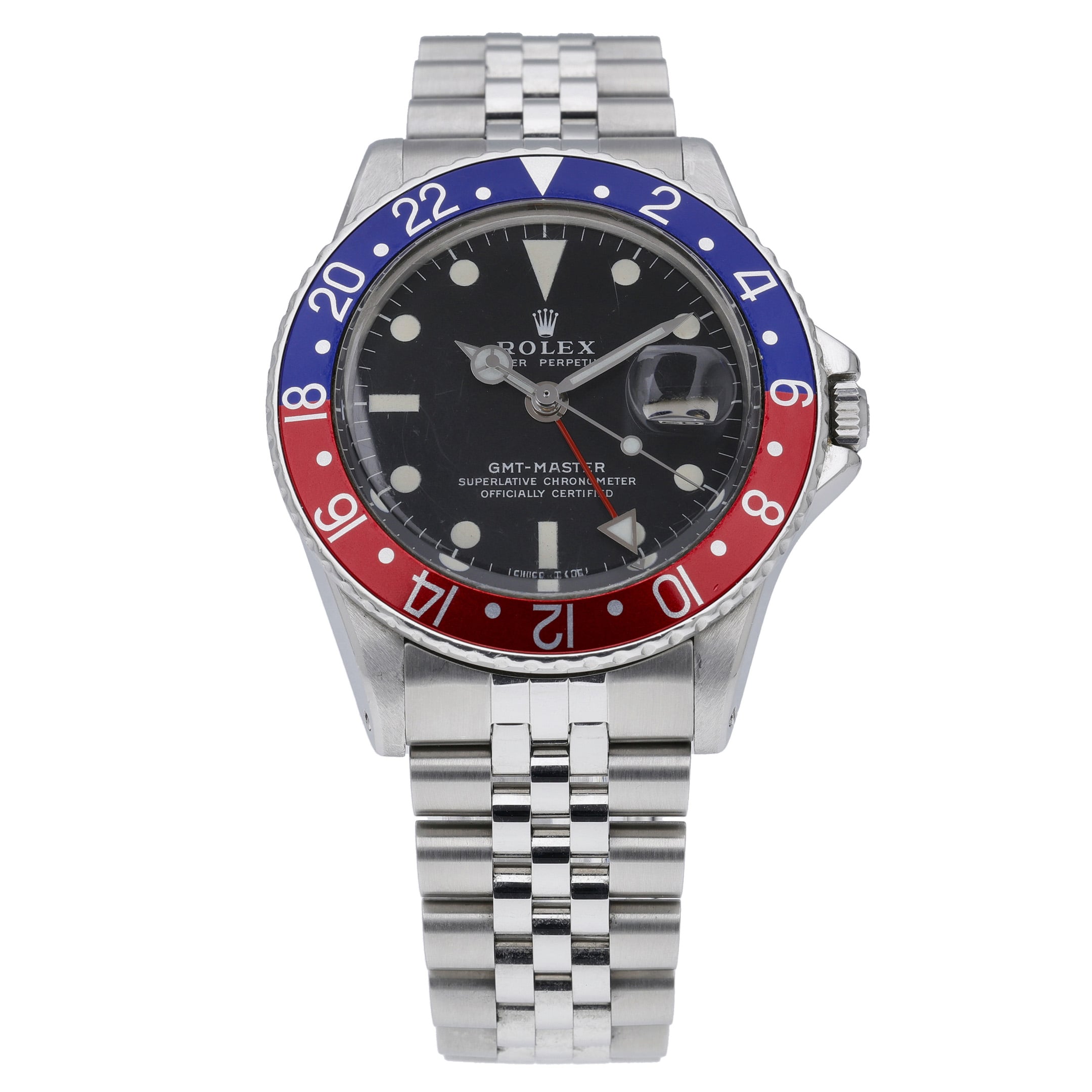 Rolex GMT-Master 1675 with black dial and steel case - product image 3