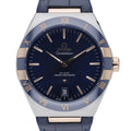 Omega Co-Axial Master Chronometer 13123412103001 with blue dial and steel & rose gold case
