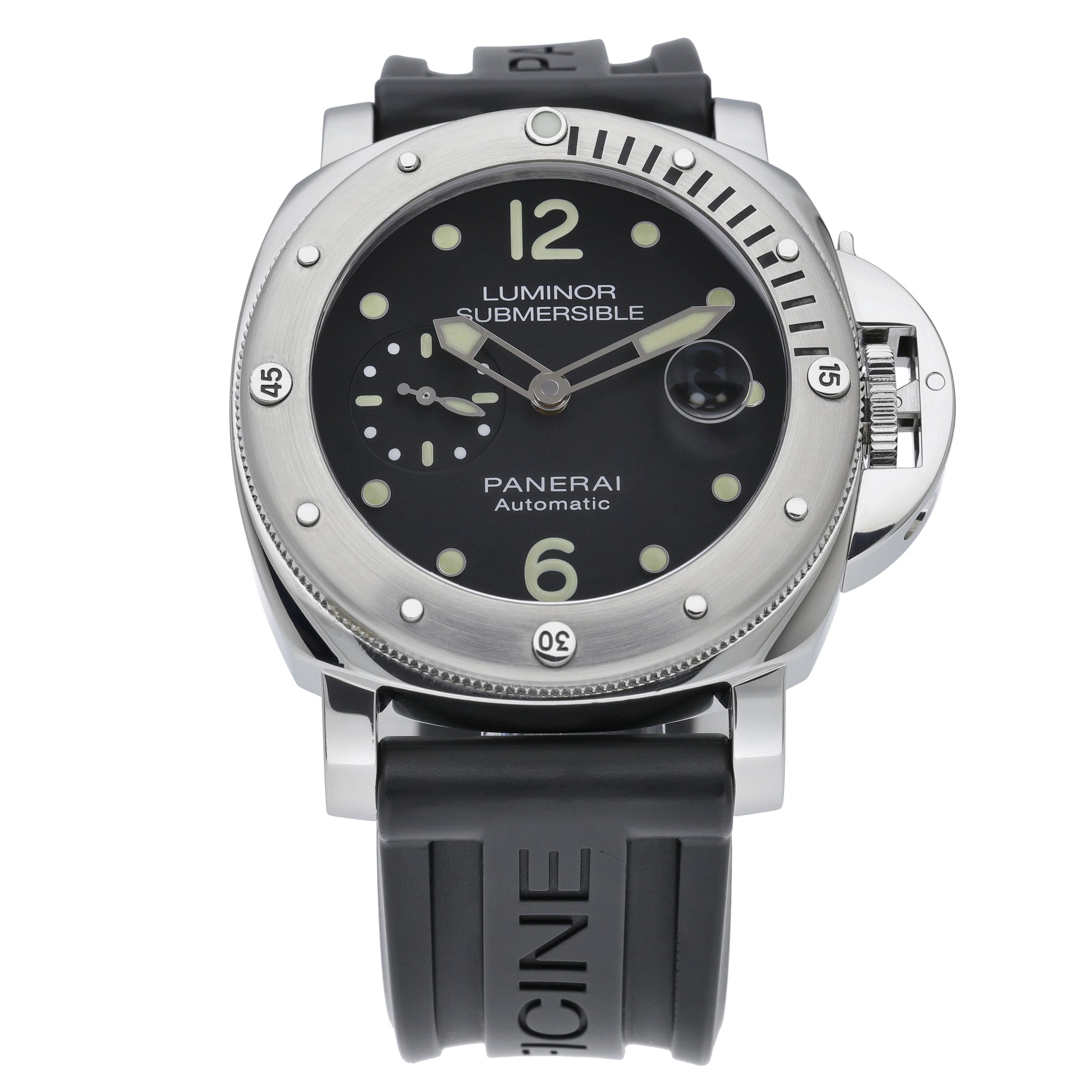Panerai Luminor Submersible PAM01024 with black dial and steel case - product image 3