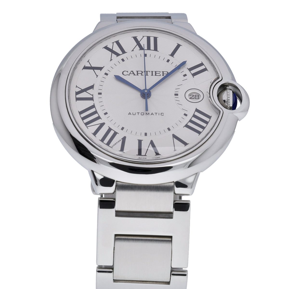 Cartier Ballon Bleu 3001 with silver dial and steel case - product image 2