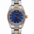 Rolex Oyster Perpetual 6748/3 with blue dial and steel & yellow gold case