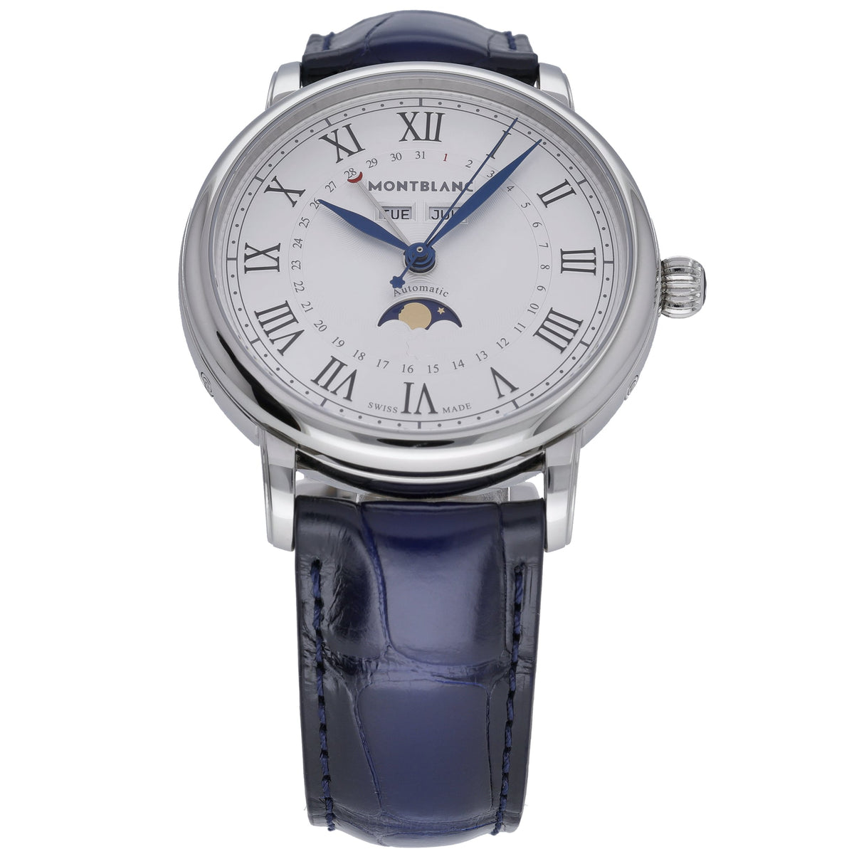 Montblanc Star 119955 with white dial and steel case - product image 2