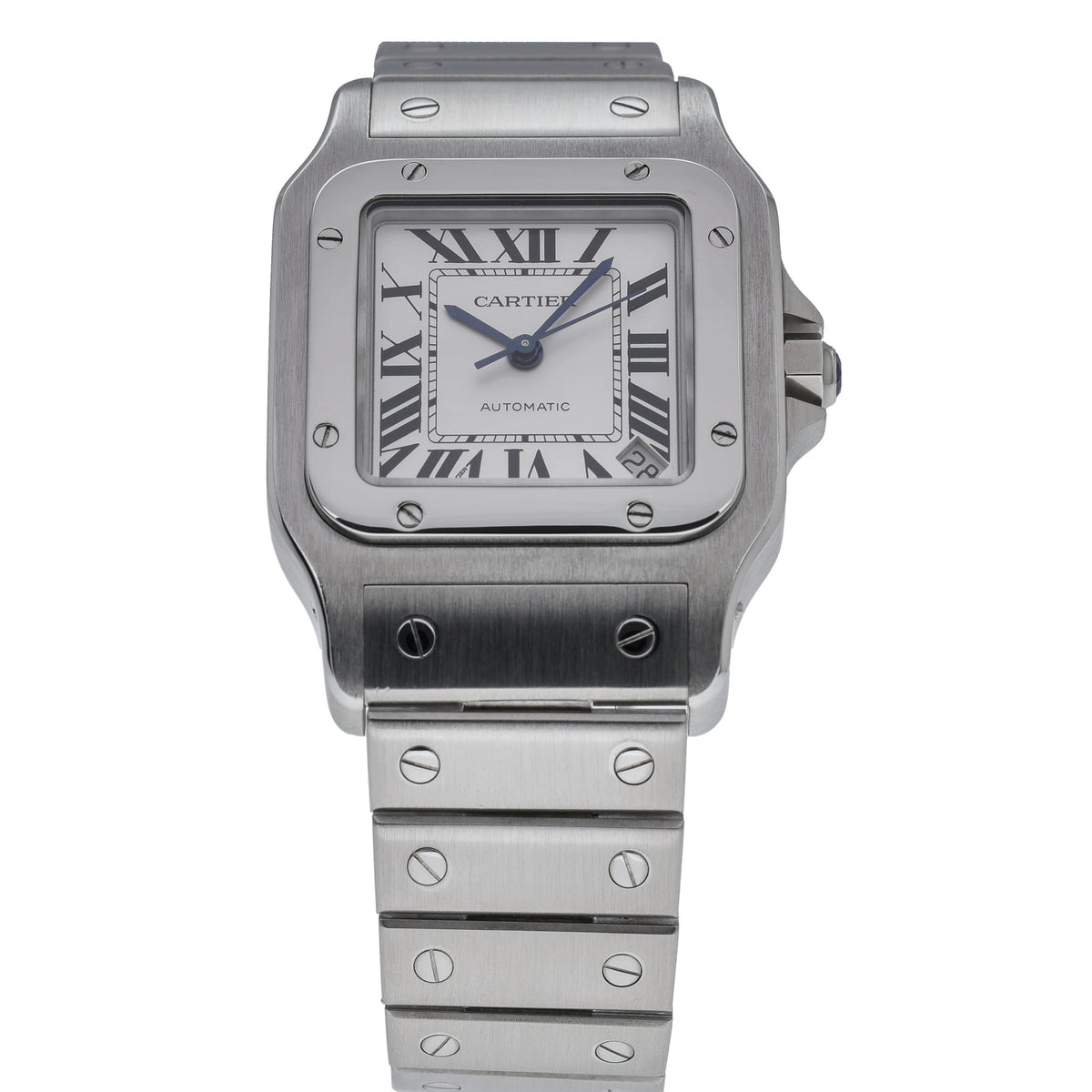 Cartier Santos Galbee 2823 with silver dial and steel case - product image 2
