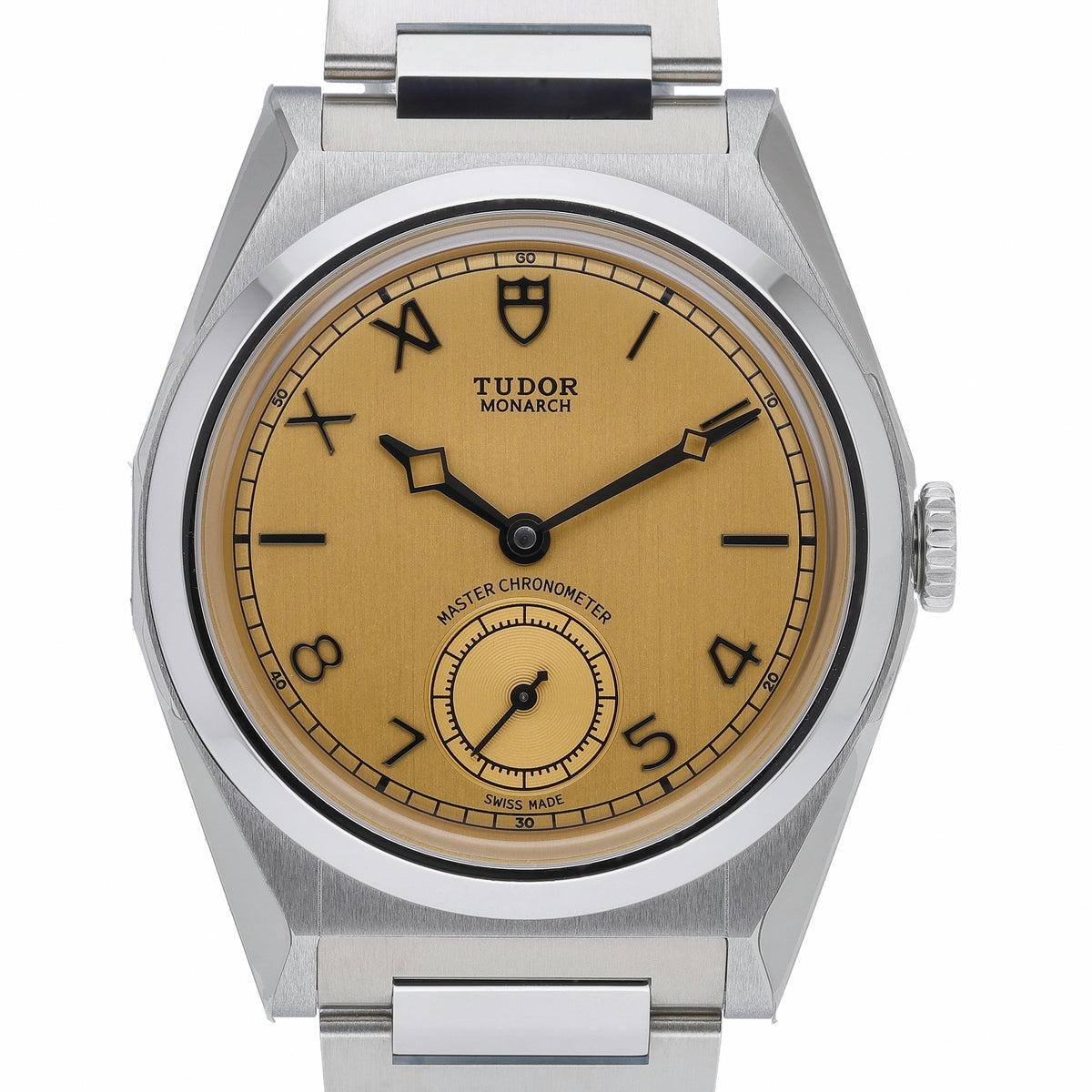 Tudor Monarch 2639W1A0U with champagne dial and steel case