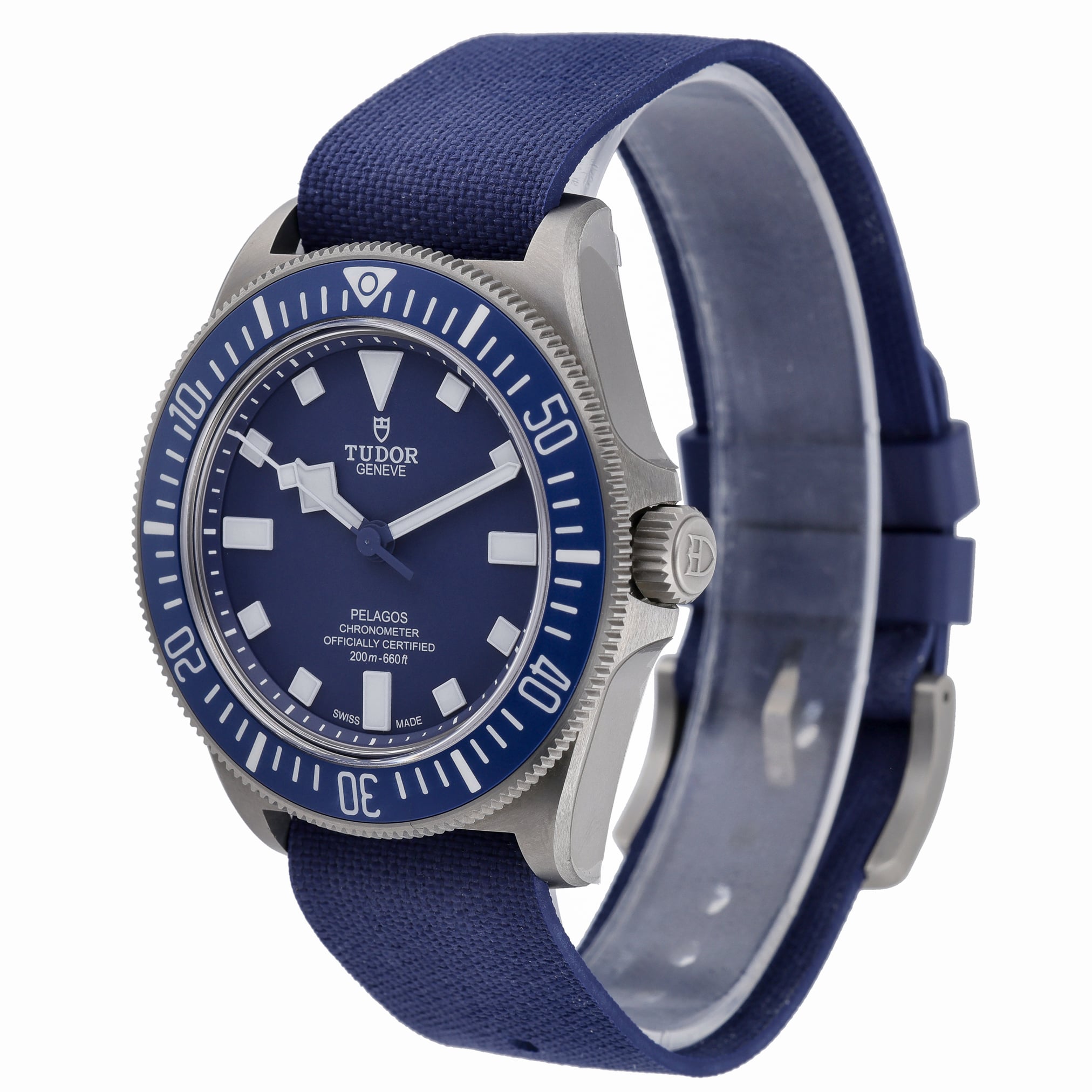 Tudor Fxd Marine Nationale MN 22 M25707B/22-0001 with blue dial and titanium case - product image 3