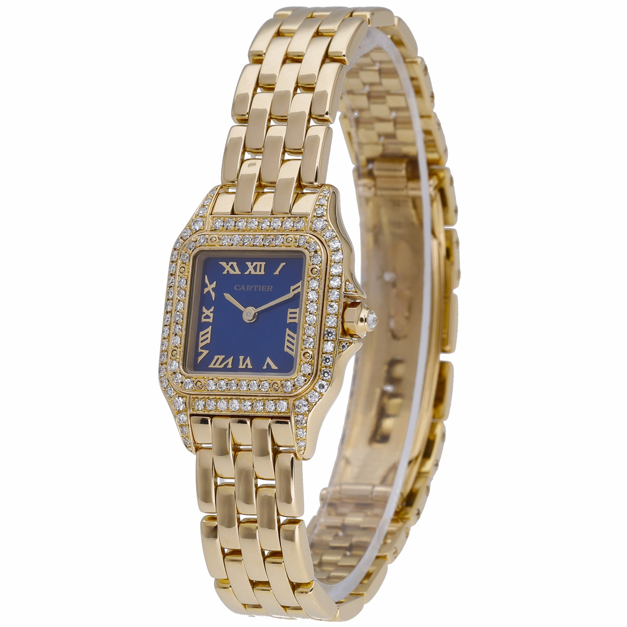 Cartier Panthère 8057915 with blue dial and 18ct yellow gold case - product image 3
